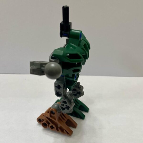 Vintage, Rare, Lego, Bionicle -Green, Gray and Brown 4in x 4in x 2in