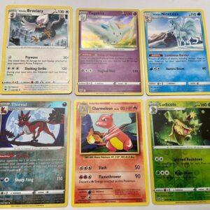 Lot of 6 Pokemon Cards- Lot # 6