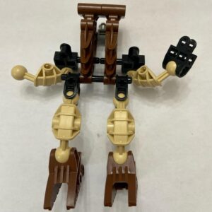 Vintage, Rare, Lego, Bionicle -Brown, Beige and Black 6in x6in x 2in