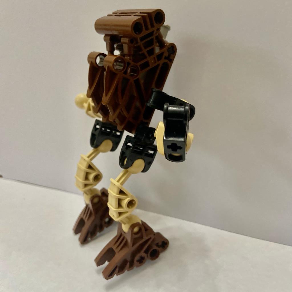 Vintage, Rare, Lego, Bionicle -Brown, Beige and Black 6in x6in x 2in