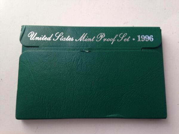 1996S United States Proof Set -5pc Coin Set FV $0.91