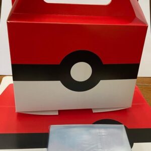 Pokemon Collectible Box with 50 pcs of Pokemon Cards Plastic Sleeves