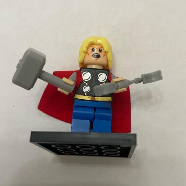 World Mini Figures-Red Cape Thor, 2 inch Miniature Figure