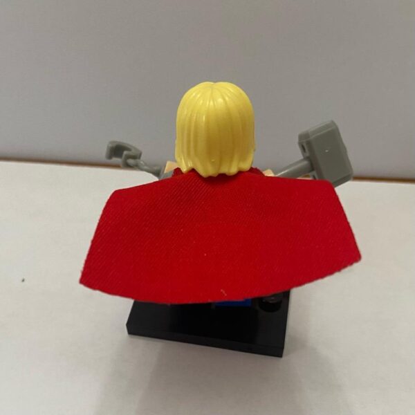 World Mini Figures-Red Cape Thor, 2 inch Miniature Figure