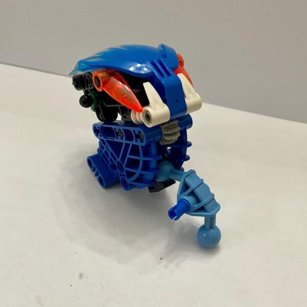Vintage, Rare, Lego, Bionicle -Blue, White and Orange 4in x 2in x 3in