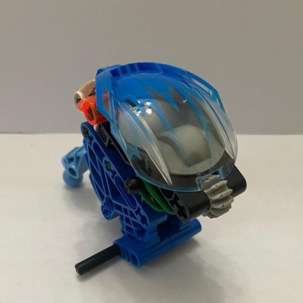 Vintage, Rare, Lego, Bionicle -Blue, White and Orange 4in x 2in x 3in