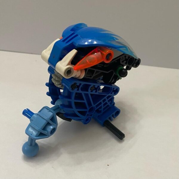 Vintage, Rare, Lego, Bionicle -Blue, White and Orange 4in x 2in x 3in