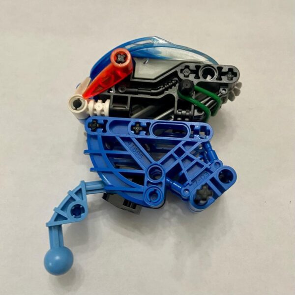 Vintage, Rare, Lego, Bionicle -Blue, White and Orange 4in x 2in x 3in