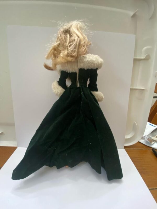 Vintage 1993 Mattel Barbie Doll in Original Green Velvet Gown