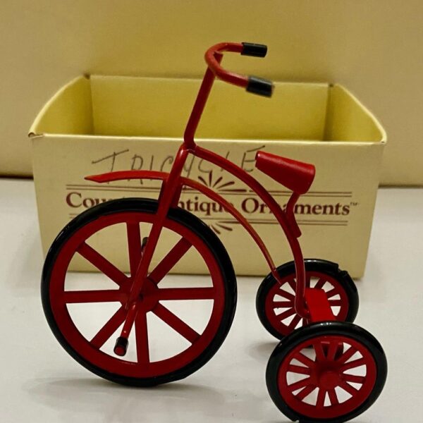 Vintage, Rare, Country Antique Ornament- Tricycle