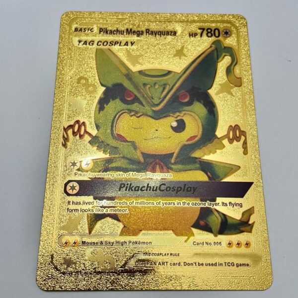 Lot (D) 3 Pokemon Reverse Holo Cards and 3 Pokemon Fan Arts