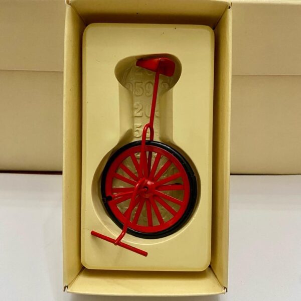 Vintage, Rare, Country Antique Ornament- Unicycle