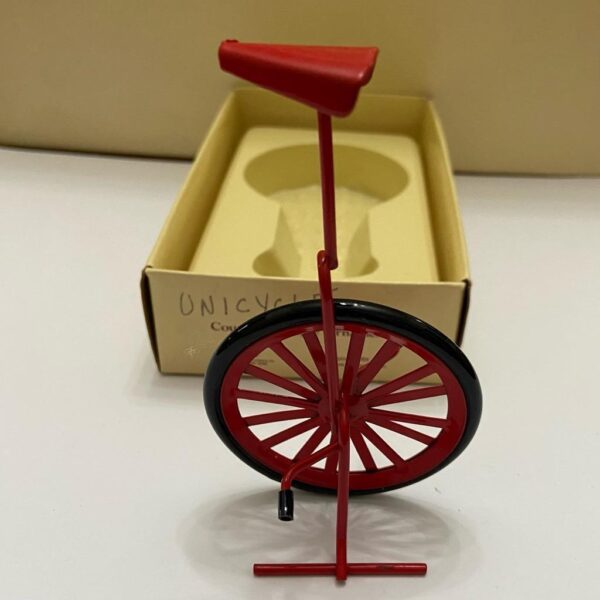 Vintage, Rare, Country Antique Ornament- Unicycle