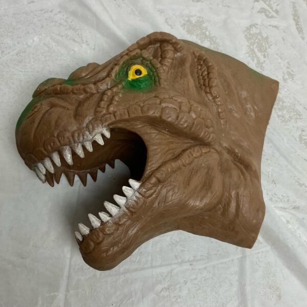 Vintage, Rare, Dinosaur-Rubber Puppet 6.5in x 5in