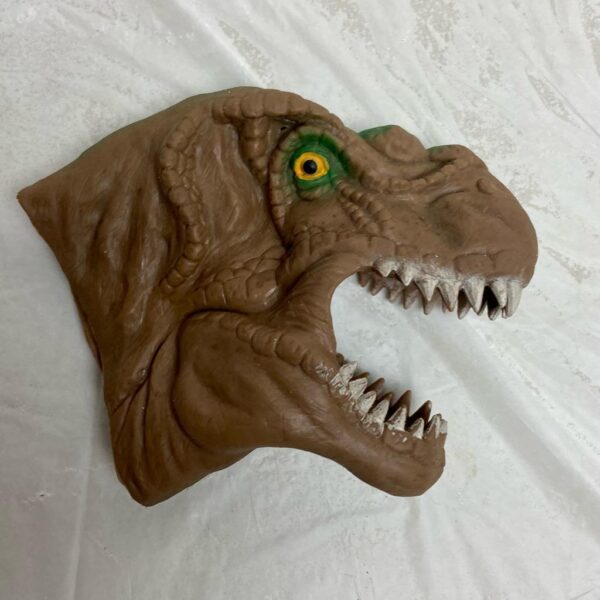 Vintage, Rare, Dinosaur-Rubber Puppet 6.5in x 5in