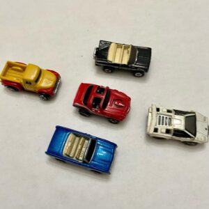 Vintage, Lot of 5 Miniature (1.25-inch) Cars (F)