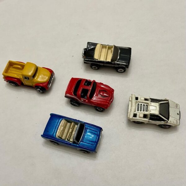 Vintage, Lot of 5 Miniature (1.25-inch) Cars (F)