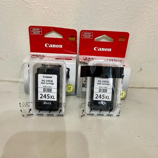 2-pc Canon Black 245XL Empty Cartridges with Case and Box