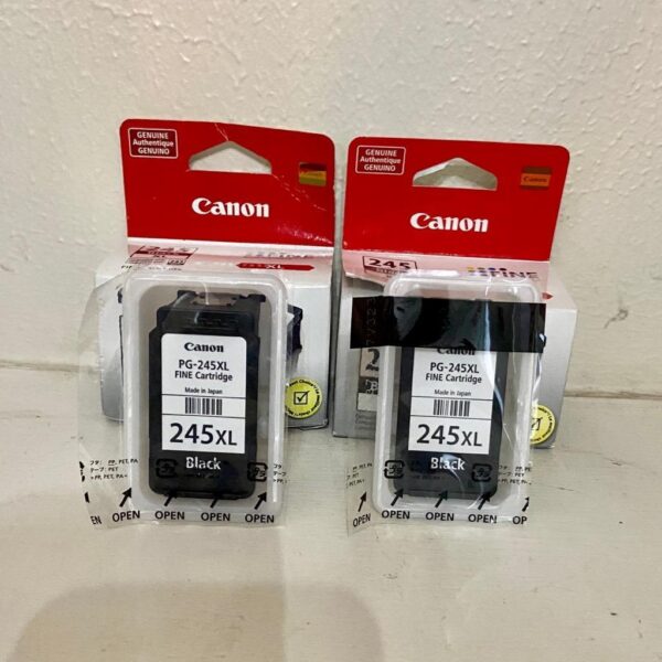 2-pc Canon Black 245XL Empty Cartridges with Case and Box