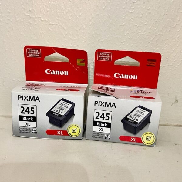 2-pc Canon Black 245XL Empty Cartridges with Case and Box