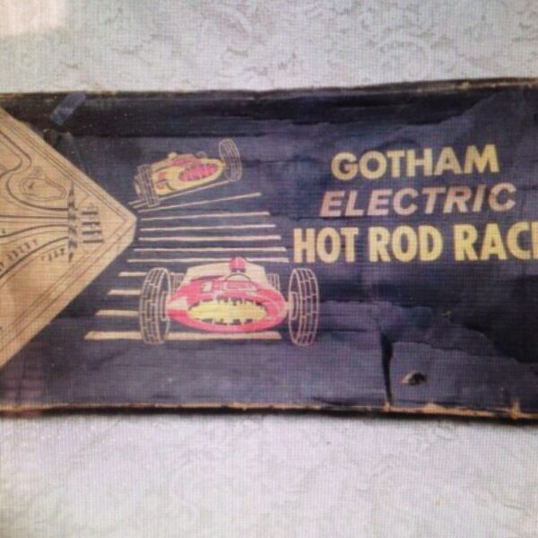 1952, USA Gotham Electric Hot Rod Race 29in x 16in x 4in Box