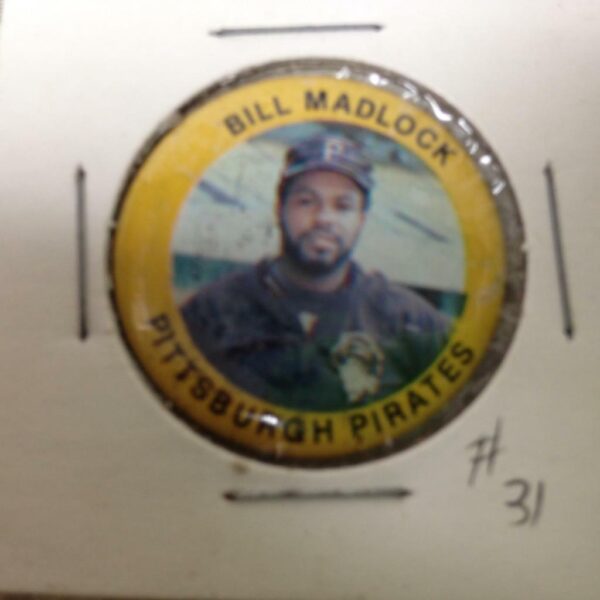 Bill Madlock Pittsburg Pirates #31, 3rd Base, Average 253, 1984 MLBPA