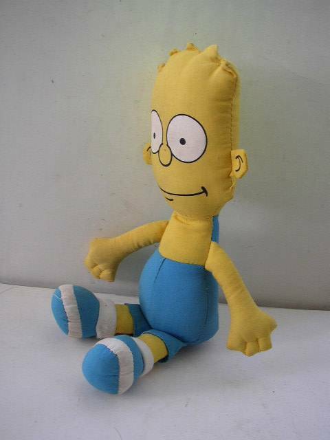 1990s 20th Century Fox Film, Matt Groening, 12in Bart Simpson Doll