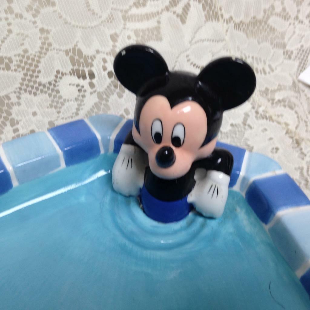 Rare, Mickey-Goofy Figural Swimming Pool Snack Tray16in x 10in x 4in