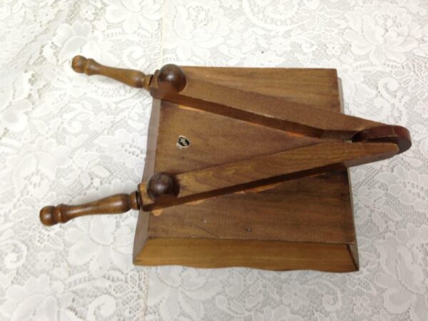 Vintage, Apco, Japan, 12.5in x 8.5in x 4in Wooden Wheelbarrow