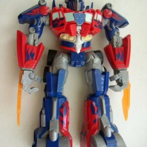 2009, Hasbro, Large, 11in Blue and Red Robot-Transformer