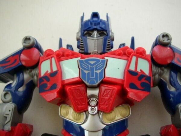 2009, Hasbro, Large, 11in Blue and Red Robot-Transformer