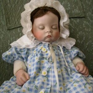 1989 Artist Signed, Beautiful Sleeping Doll