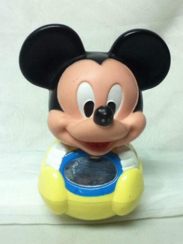 Disney, Mickey Mouse, 7in x 5in Roly-Poly Baby or Infant Toy