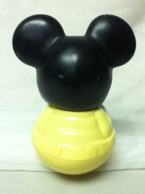 Disney, Mickey Mouse, 7in x 5in Roly-Poly Baby or Infant Toy