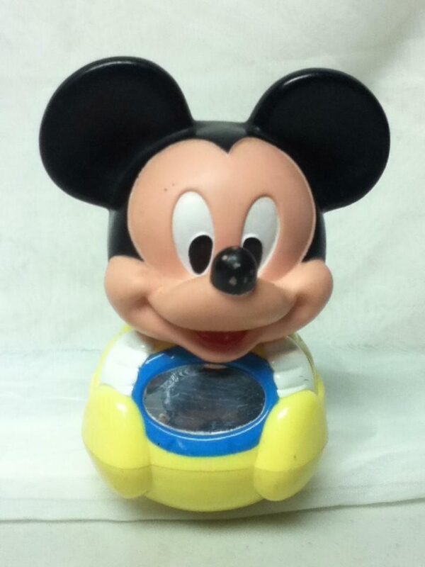 Disney, Mickey Mouse, 7in x 5in Roly-Poly Baby or Infant Toy