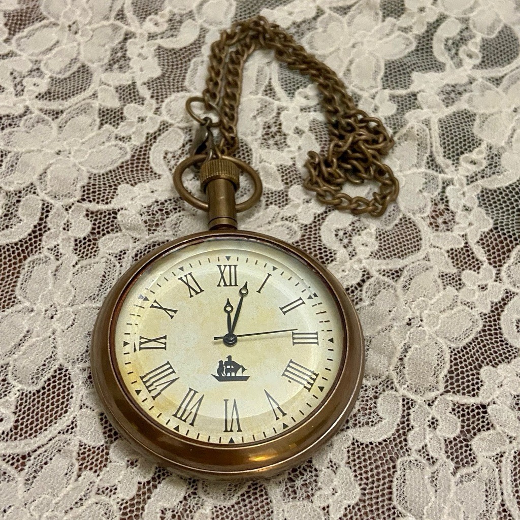 Berlin 1936, Copper Tone, Quartz Pocket Watch