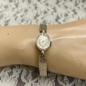 Longines 10KGF, Swiss Made White Gold-Mechanical Ladies Watch