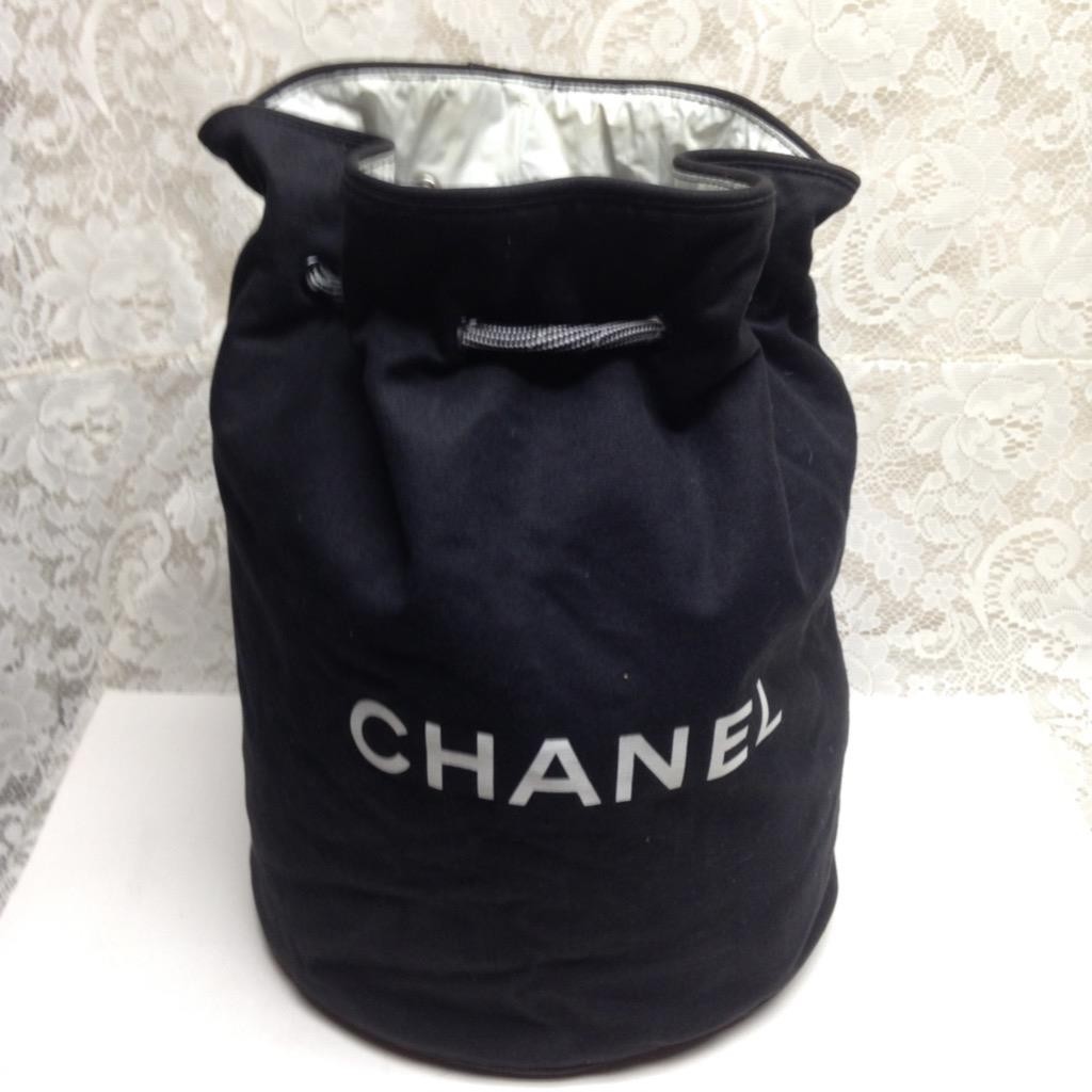 Chanel, Large Drawstring Pool Bag -16in H x 11in D (B)