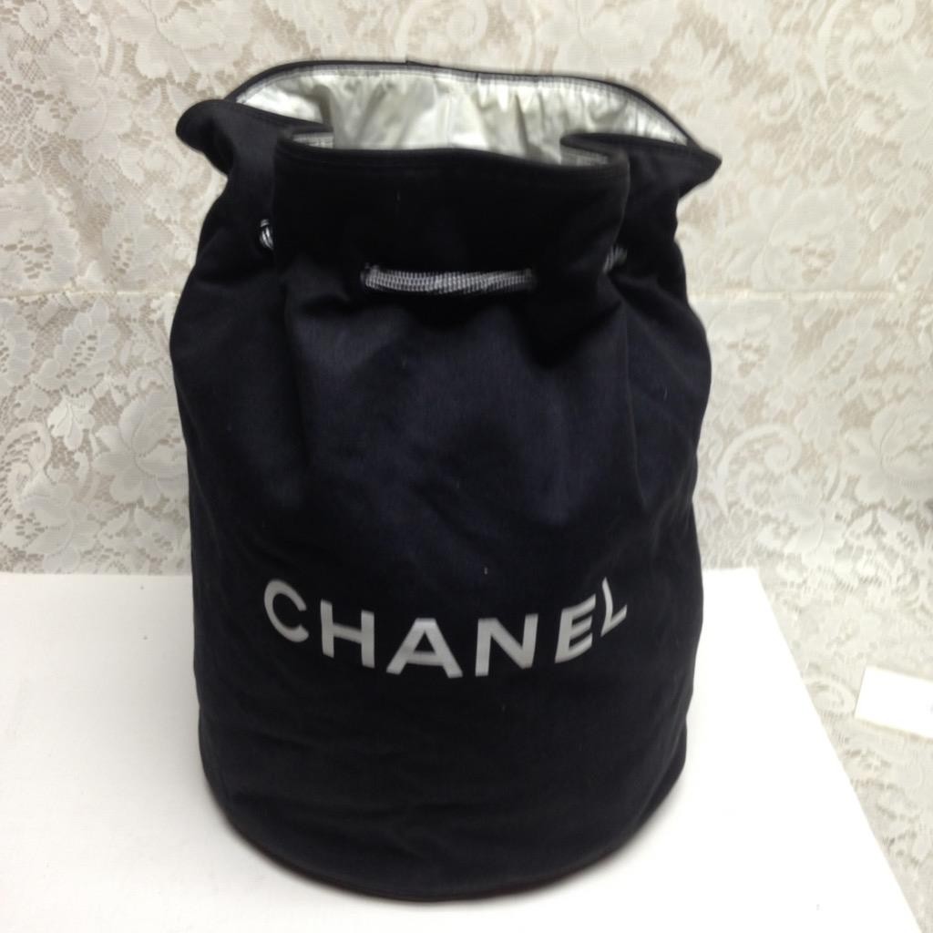 Chanel, Large Drawstring Pool Bag -16in H x 11in D (B)
