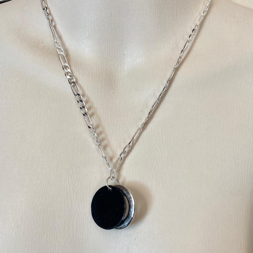 Chanel Rhinestone- Silver Tone Charm 1in in Diameter Handbag Charm-Pendant