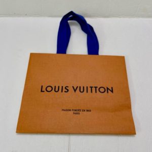 One Louis Vuitton Small Yellow Gift Bag