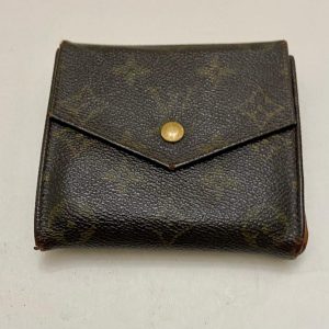 Louis Vuitton, Brown Mono, Mens Multiple Tri-fold Wallet (C) (AN0861)