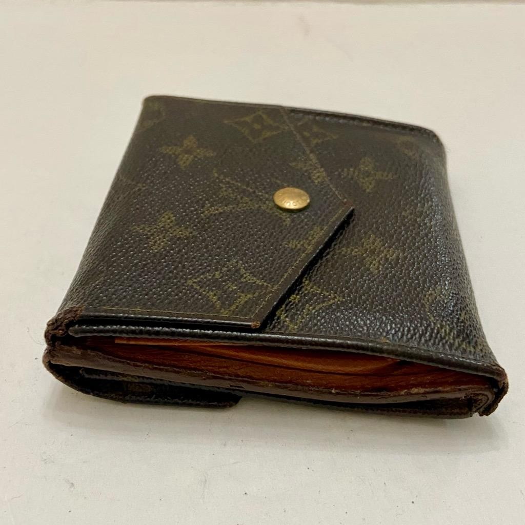 Louis Vuitton, Brown Mono, Mens Multiple Tri-fold Wallet (C) (AN0861)