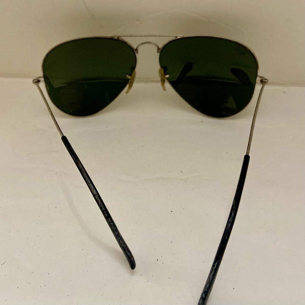 Ray-Ban Mirrored, Green Aviator Sunglasses RB3025 W827 58-14 3N