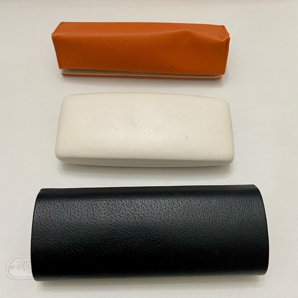 Three (3) Pre-owned Sunglasses Cases- Burberry, Tory Burch and Versace