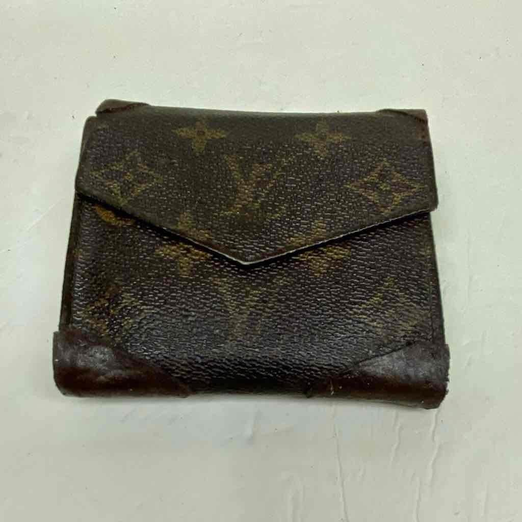 Louis Vuitton, Brown Mono, Mens Multiple Tri-fold Wallet (8906AN)