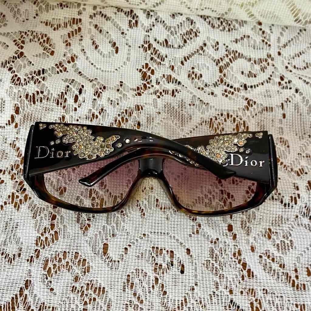 Christian Dior Germany Oversized Sunglasses with Case