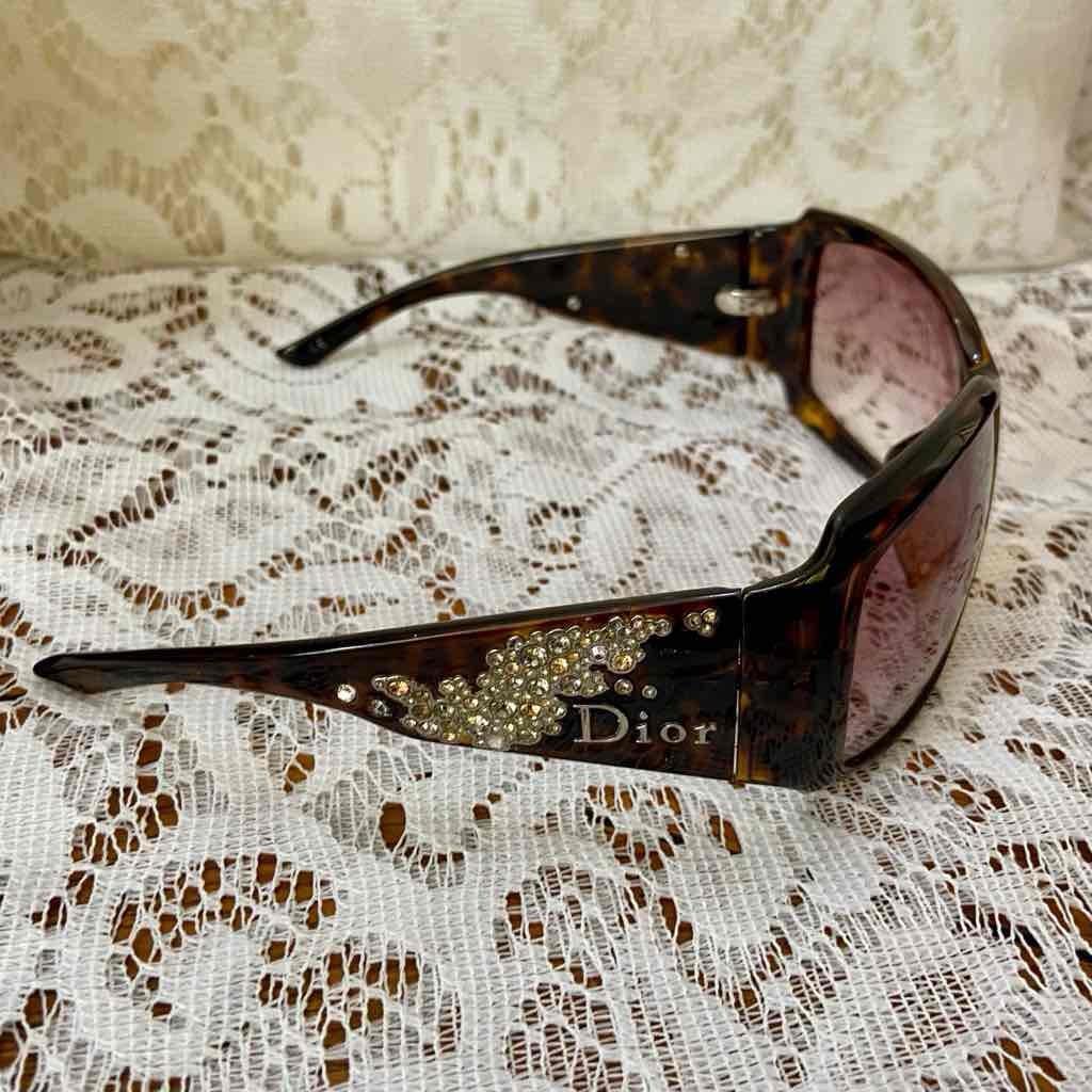 Christian Dior Germany Oversized Sunglasses with Case