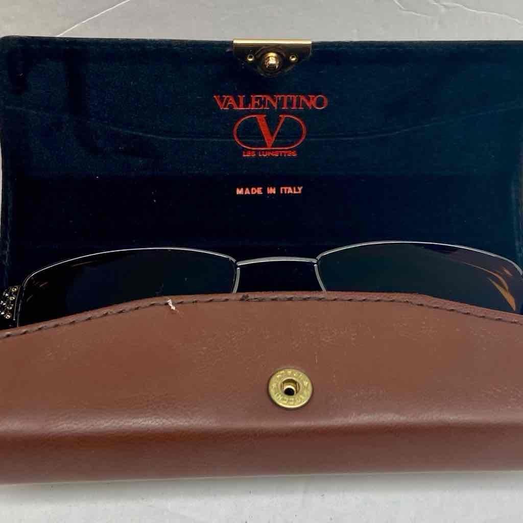 Valentino Garavani Italy Brown Tortoise with Rhinestones 135 5581/1J OTNV.