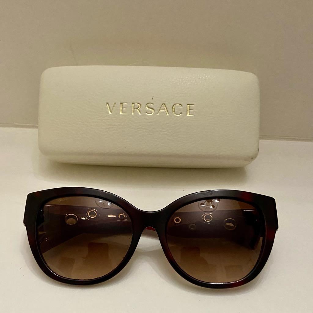 Versace Cat Eye Red Gold-Havana Brown Mod 4314 5184/13 56-17 140 3N